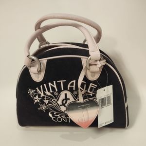 NEVER USED RARE JUICY COUTURE Love P&G New With Tags Pink and Black Handbag